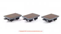 393-225 Bachmann Dinorwic Slate Wagons without sides 3-Pack Grey